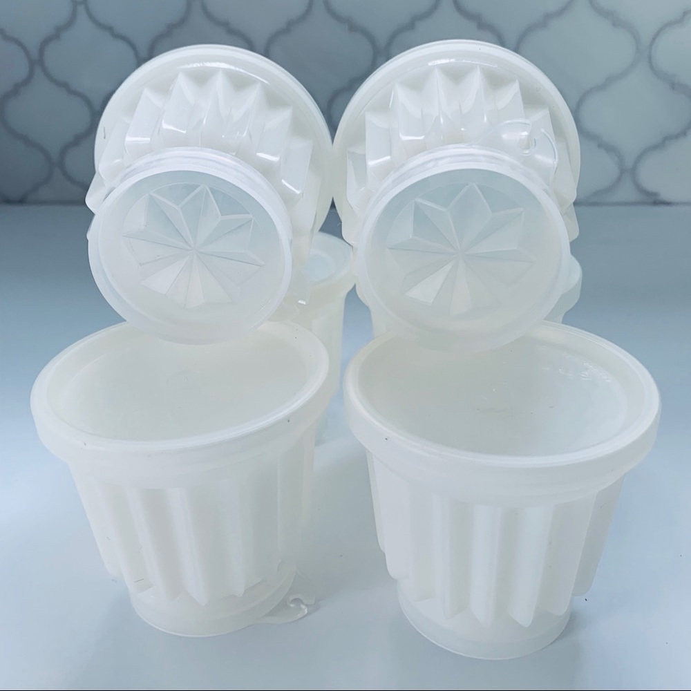 Vintage Tupperware Jel-ette Jello Molds Set of 6